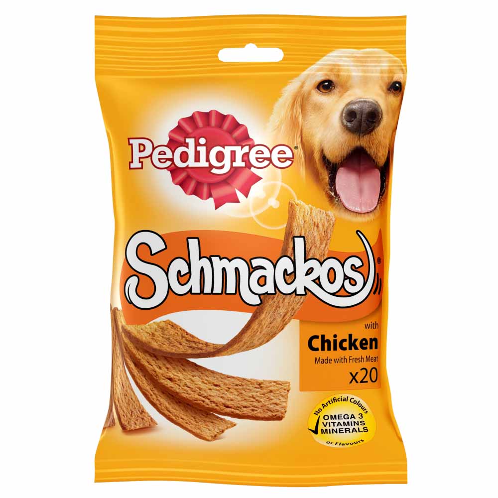 Pedigree 20 pack Schmackos with Chicken Dog Treats Image 2