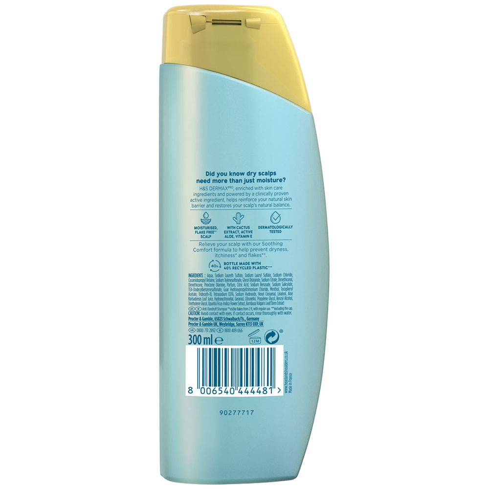 Head and Shoulders Dermaxpro Soothing Anti-Dandruff Shampoo 300ml Image 2
