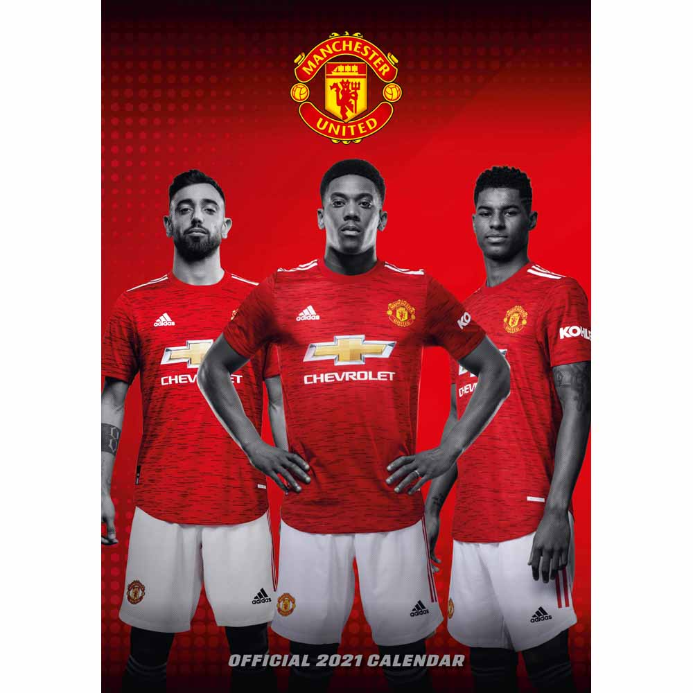 Manchester United 2021 A3 Calendar Image 1