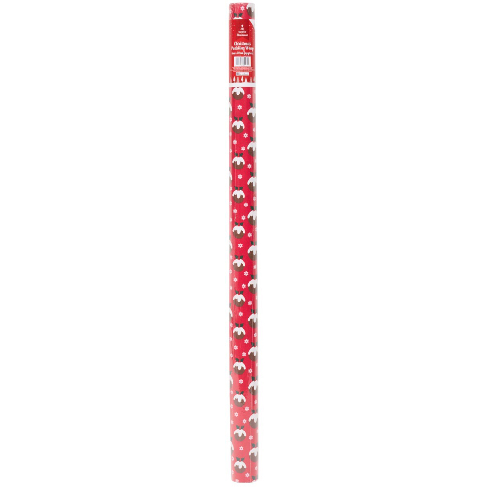 Christmas Pudding Gift Wrap Image 2