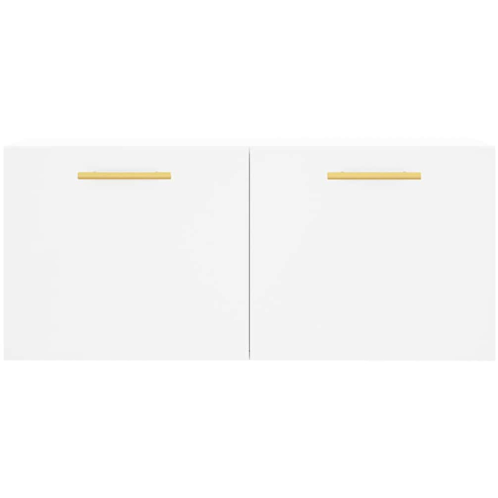 vidaXL 2 Door White Wall Cabinet Image 5