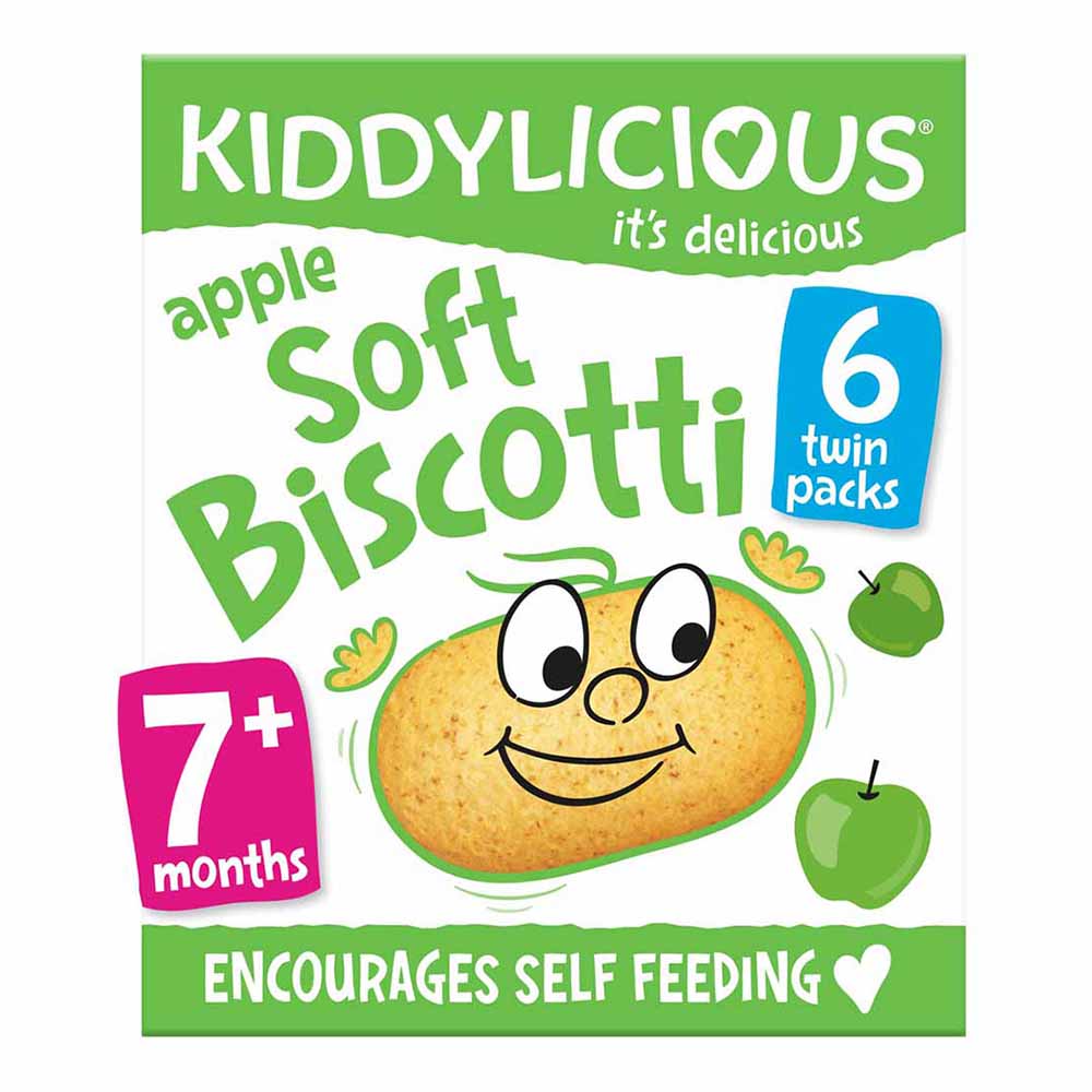 Kiddylicious Soft Biscotti Apple 6 x 132g Image 1