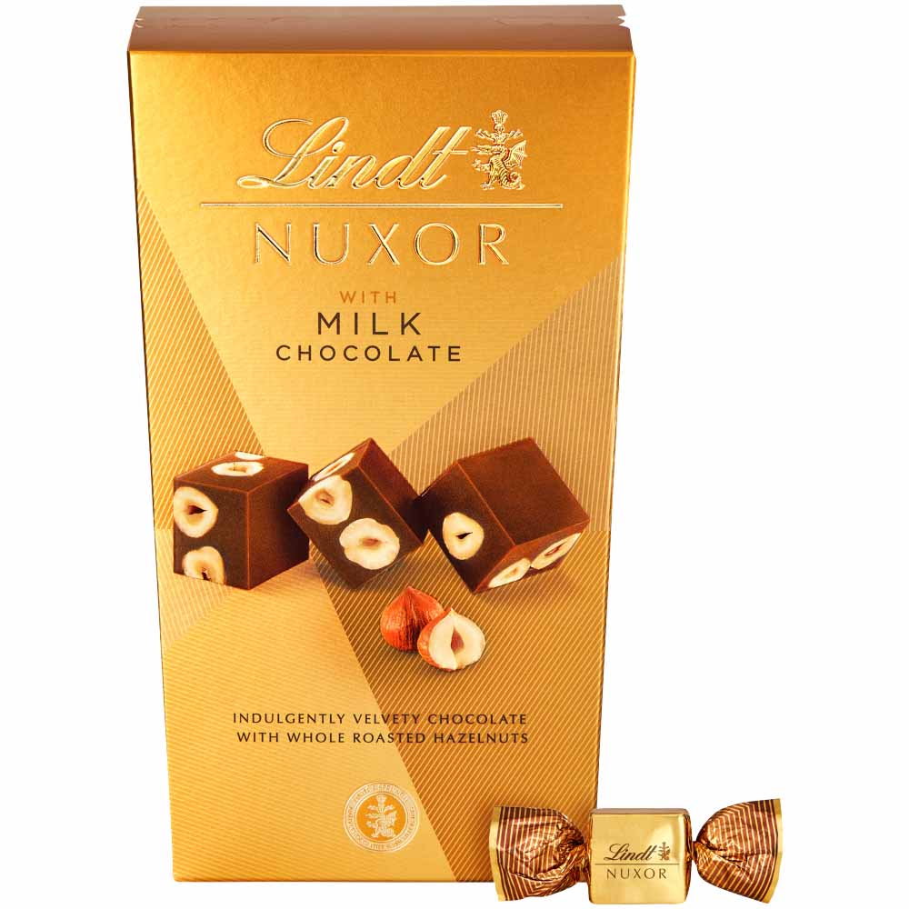 Lindt Nuxor Milk Chocolate 165g Wilko