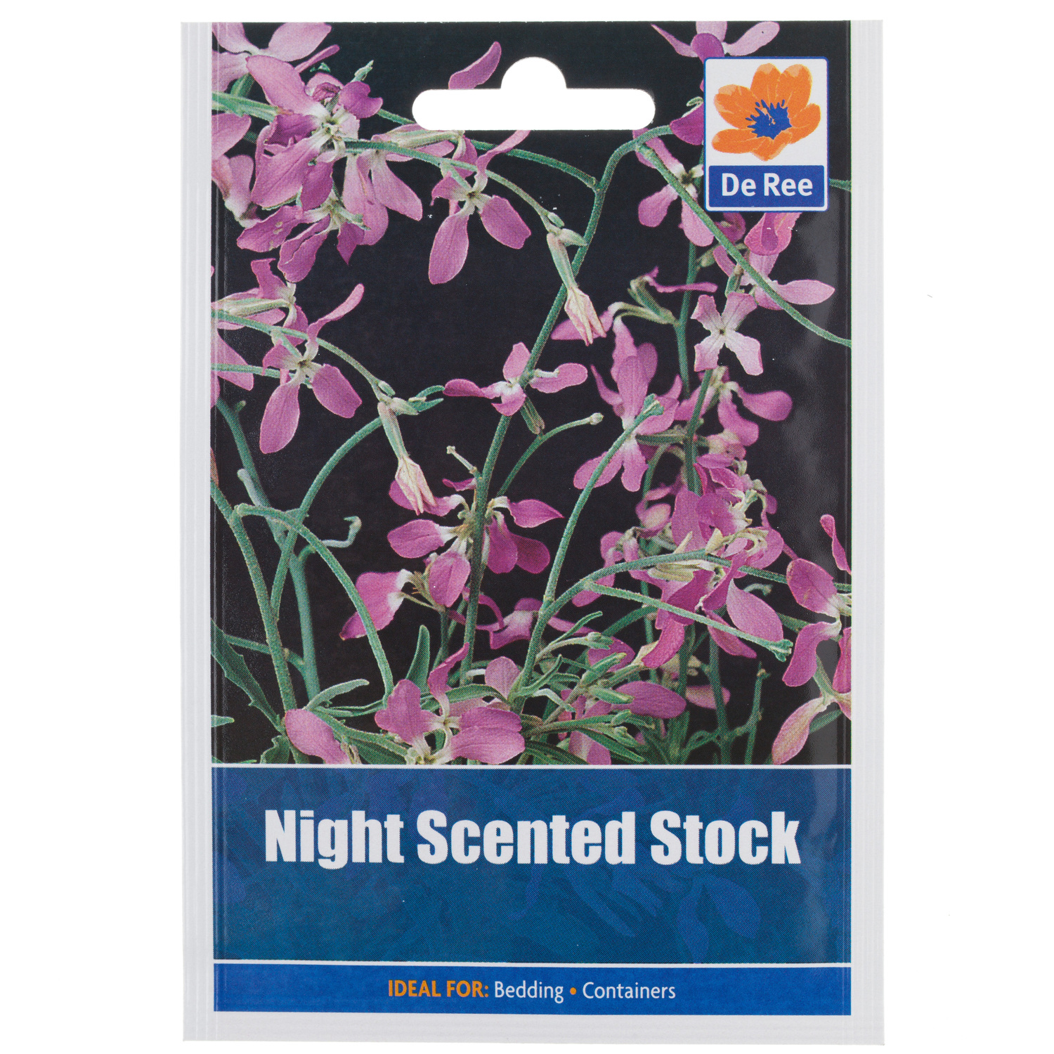 Night Scented Stock Seed Packet Image
