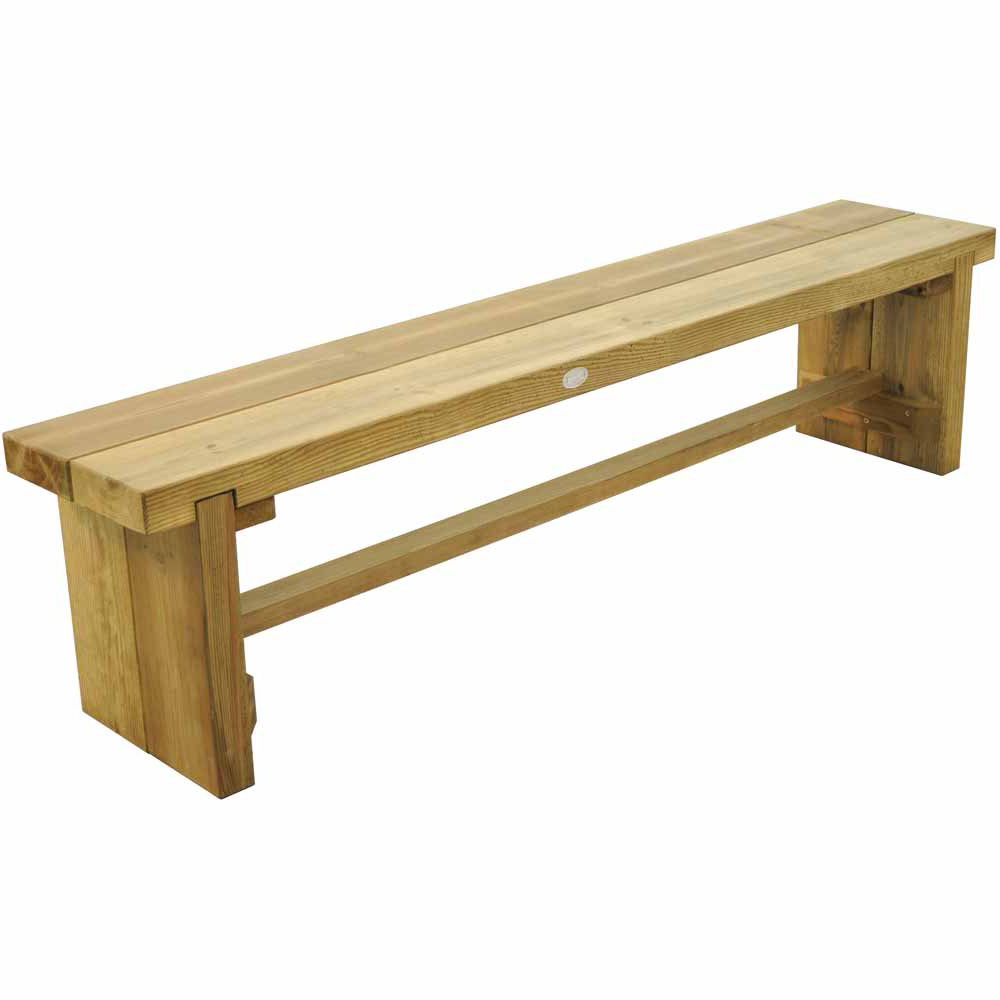 Forest Garden Double Sleeper Bench 1.8m Image 2