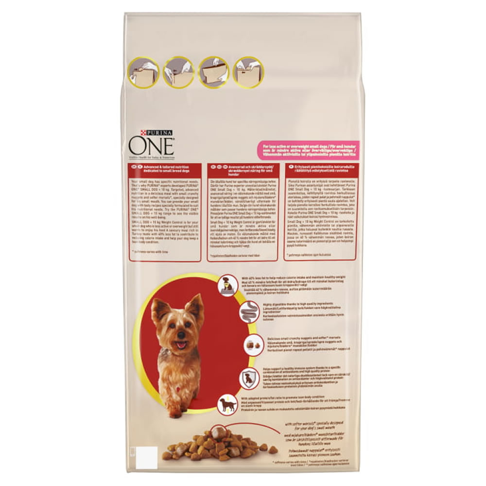 Purina ONE Weight Control Turkey and Rice Dog Food  1.5kg Image 3