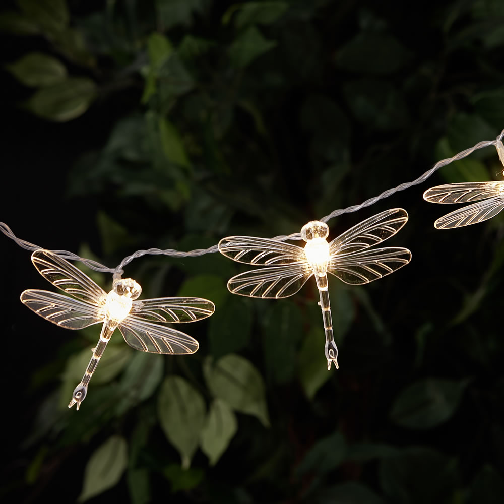 Wilko String Lights Dragonfly 25 Bulbs Image