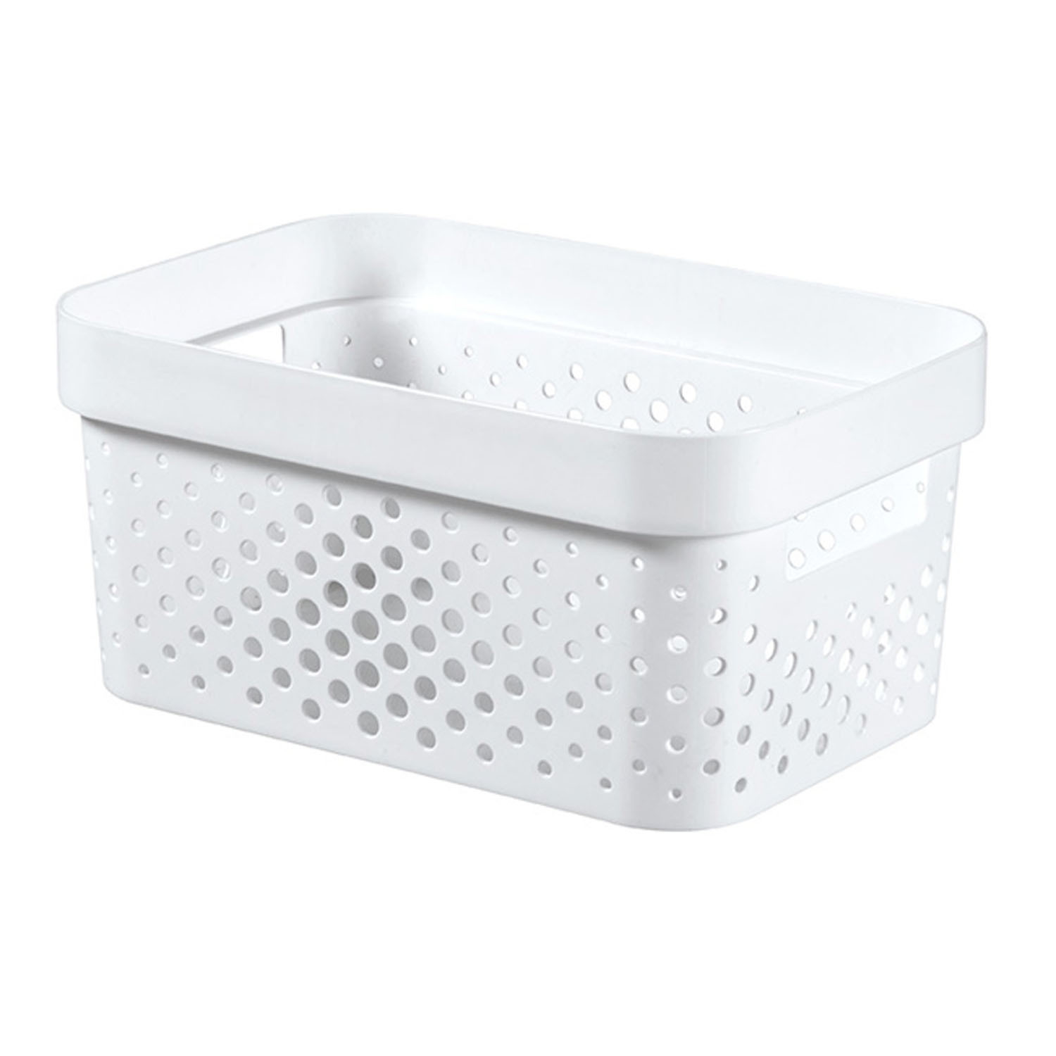 Curver Infinity Dots Storage Box   - White / 4.5l Image 1