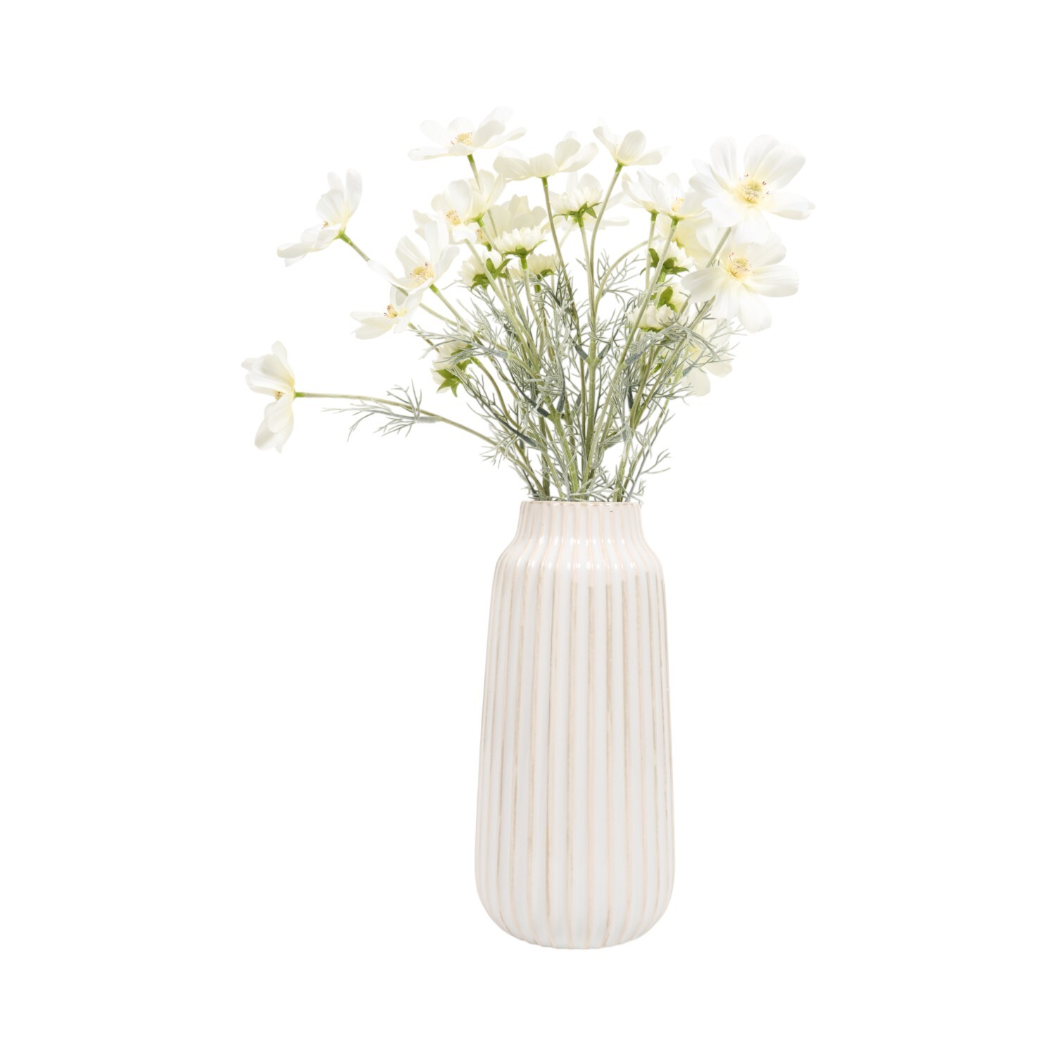 Cosmos Vase Arrangement White Image 2