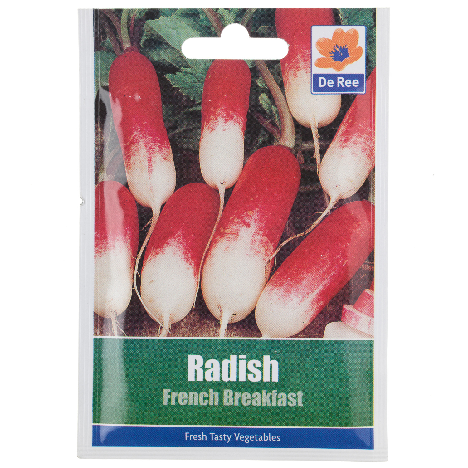 De Ree French Breakfast Radish Seed Packet Image