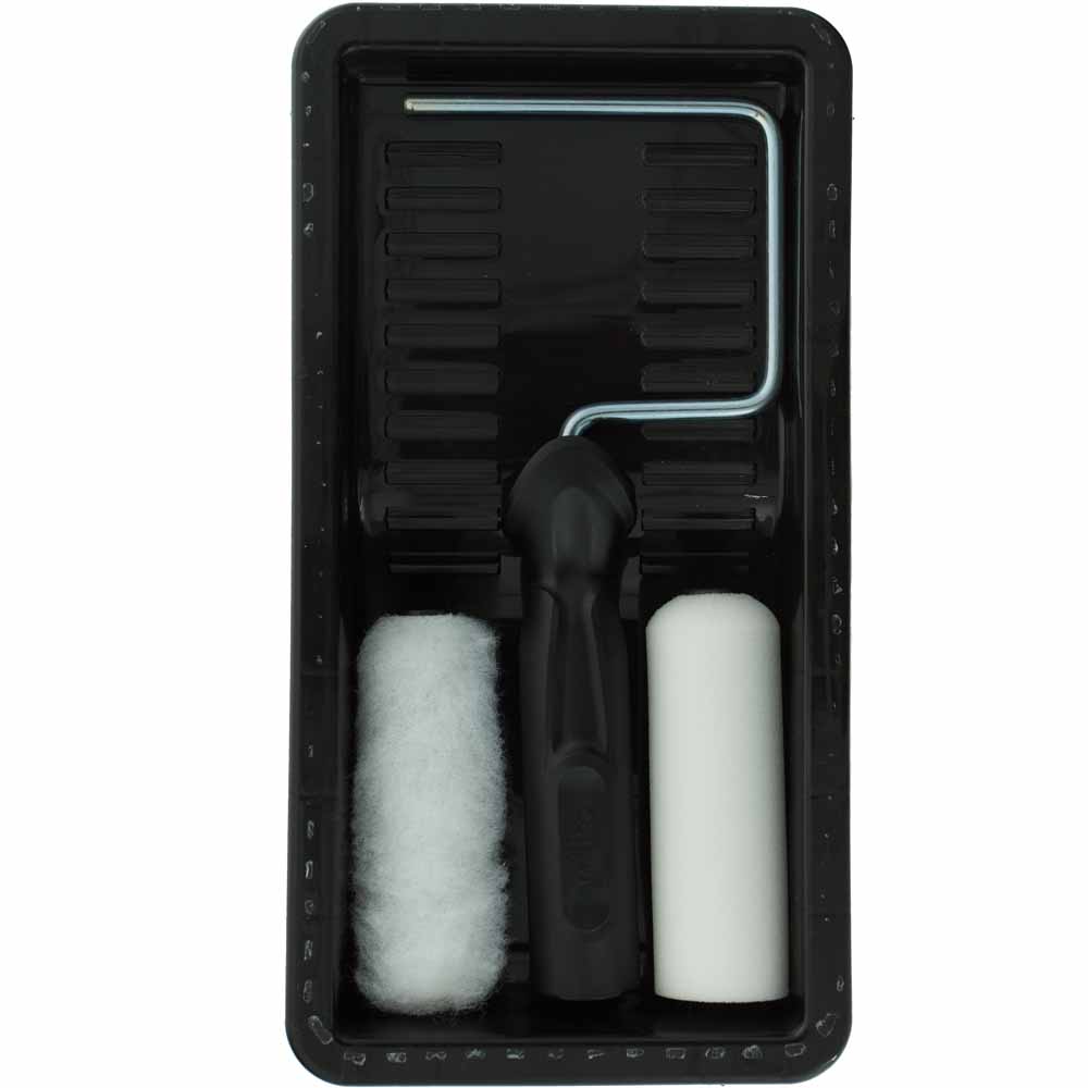 Wilko 4 inch Functional Mini Roller and Tray Image 1