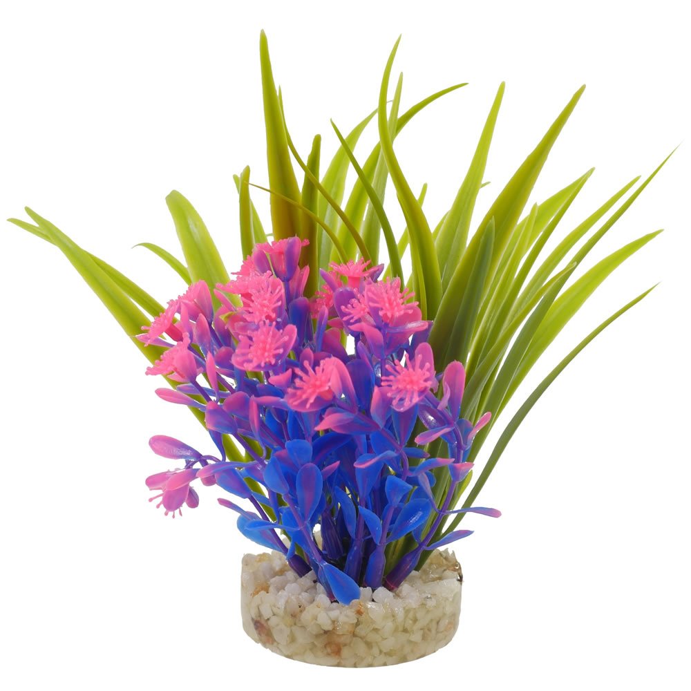 Single Wilko Aqua Decor Flowers Bouquet in Assorted styles Image 4