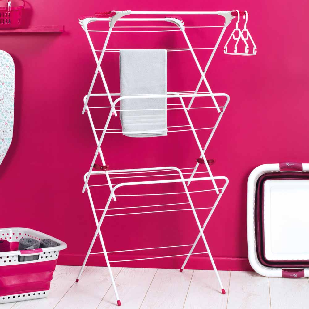 Kleeneze Elegant ThreeTier Clothes Airer Wilko