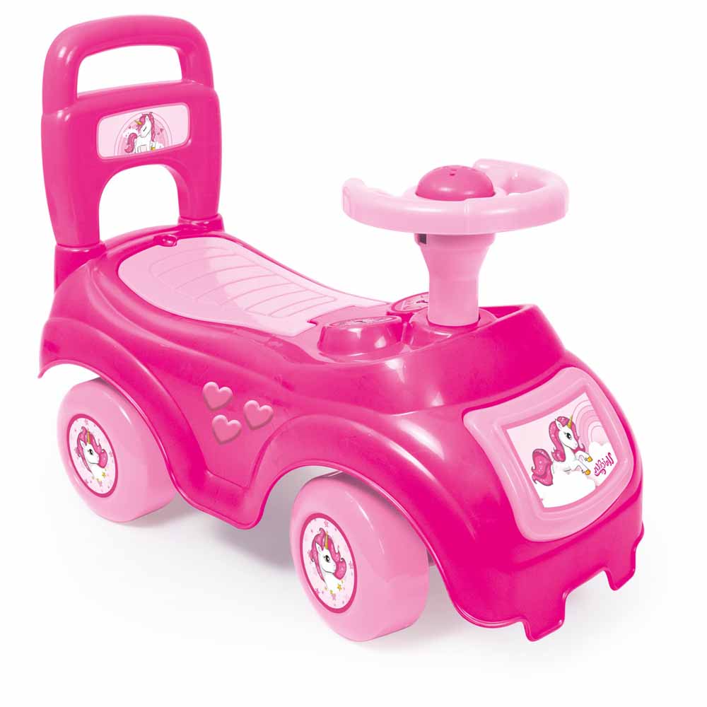 Dolu Children's Sit 'n' Ride Pink Push Along Car Image 1