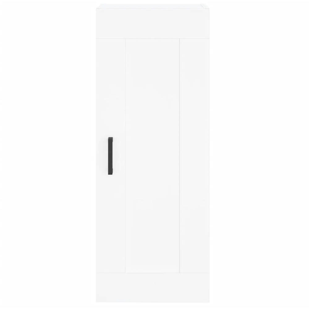vidaXL Single Door White Wall Mounted Cabinet Image 5