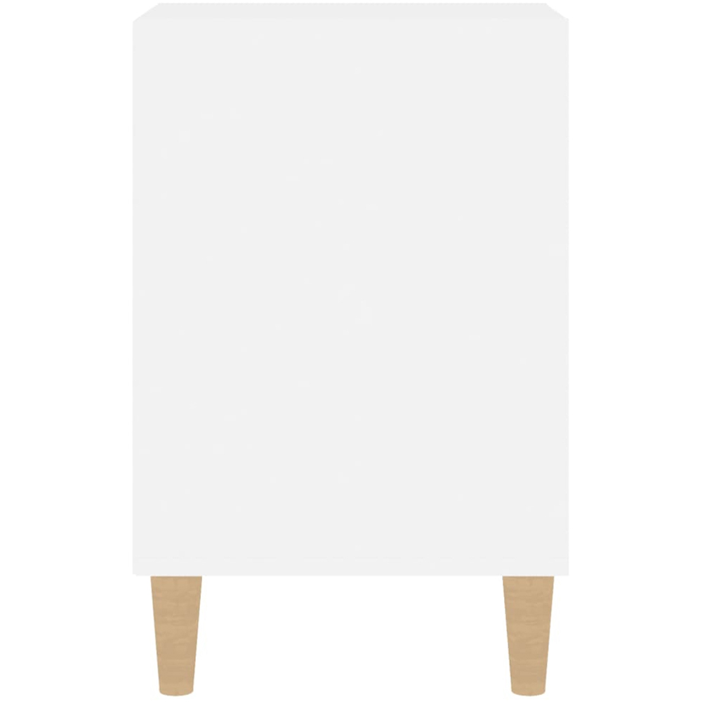 vidaXL 2 Door 3 Shelf White TV Cabinet Image 7