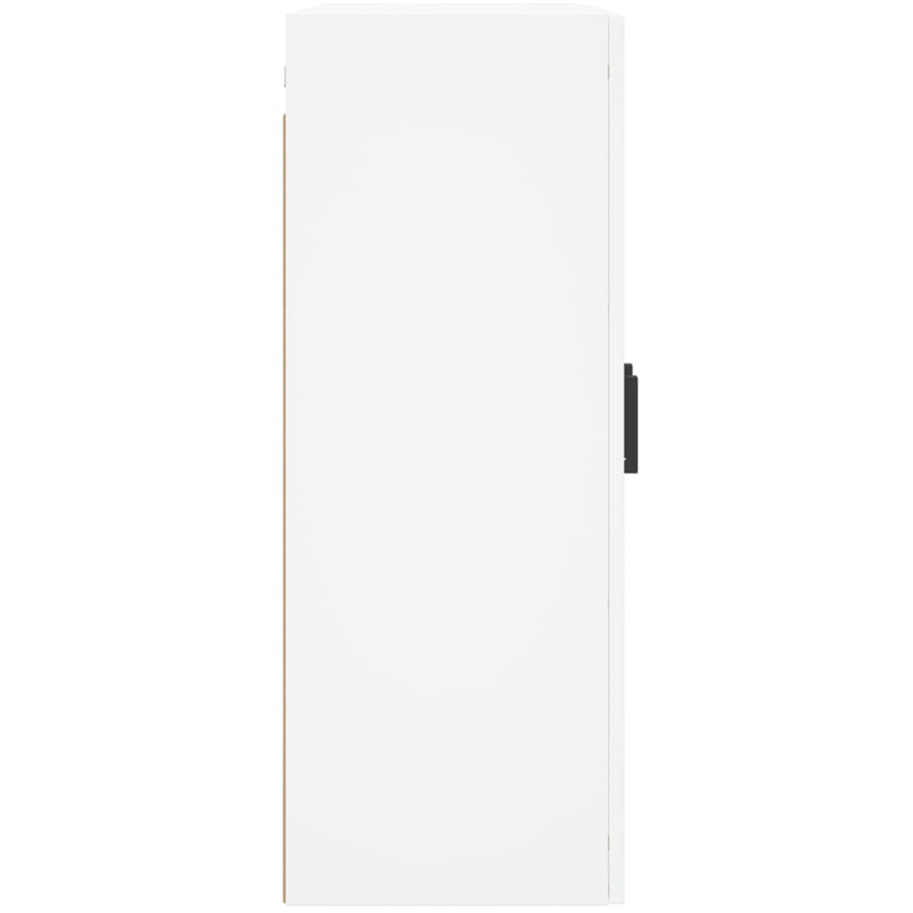 vidaXL 2 Glass Door White Wall Mounted Cabinet Image 6