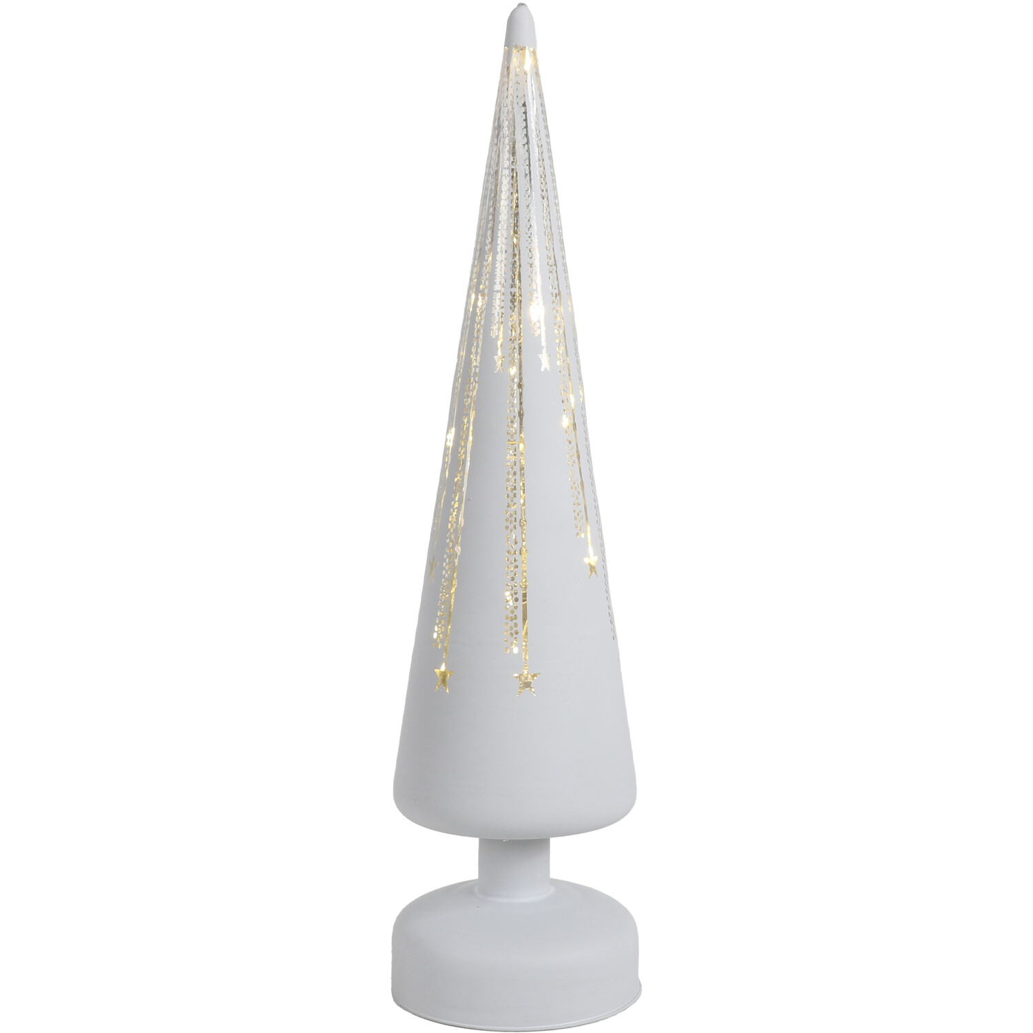 White Shining Star Tree LED Light Decoration Image 3