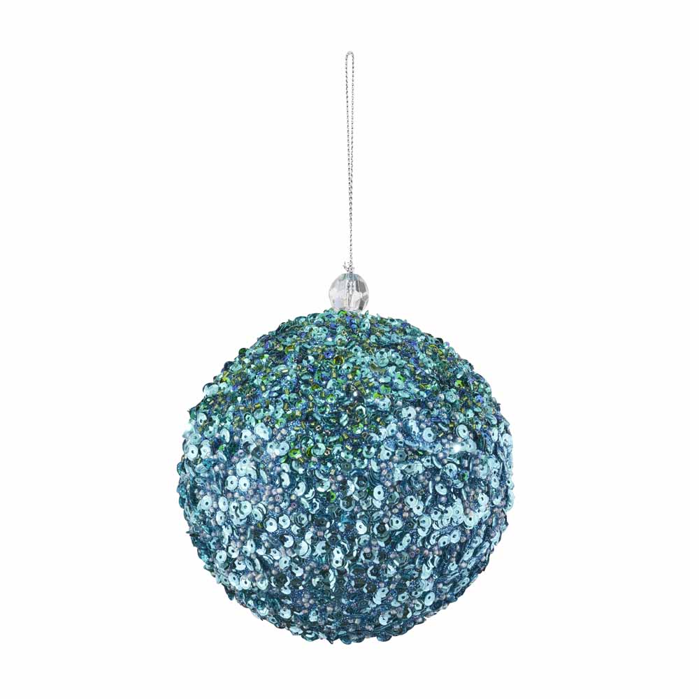 Wilko Magical Glitter Hanging Christmas Baubles Image 2