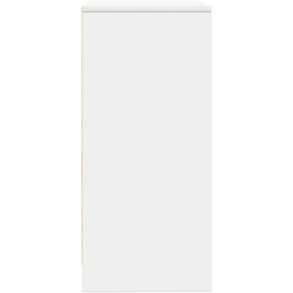vidaXL 2 Door White Sideboard Image 7