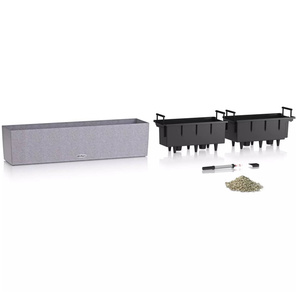 Lechuza Balconera Colour 80 Graphite Black Self-Watering Planter 19cm Image 7
