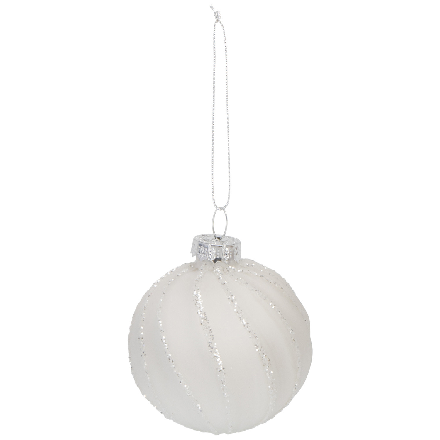 White Twist Bauble - Image