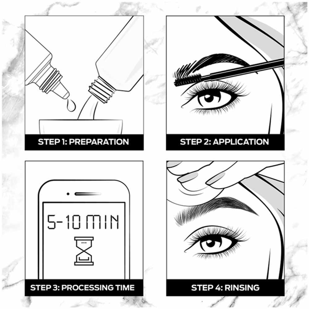 Schwarzkopf Brow Tint Dark Brown Wilko