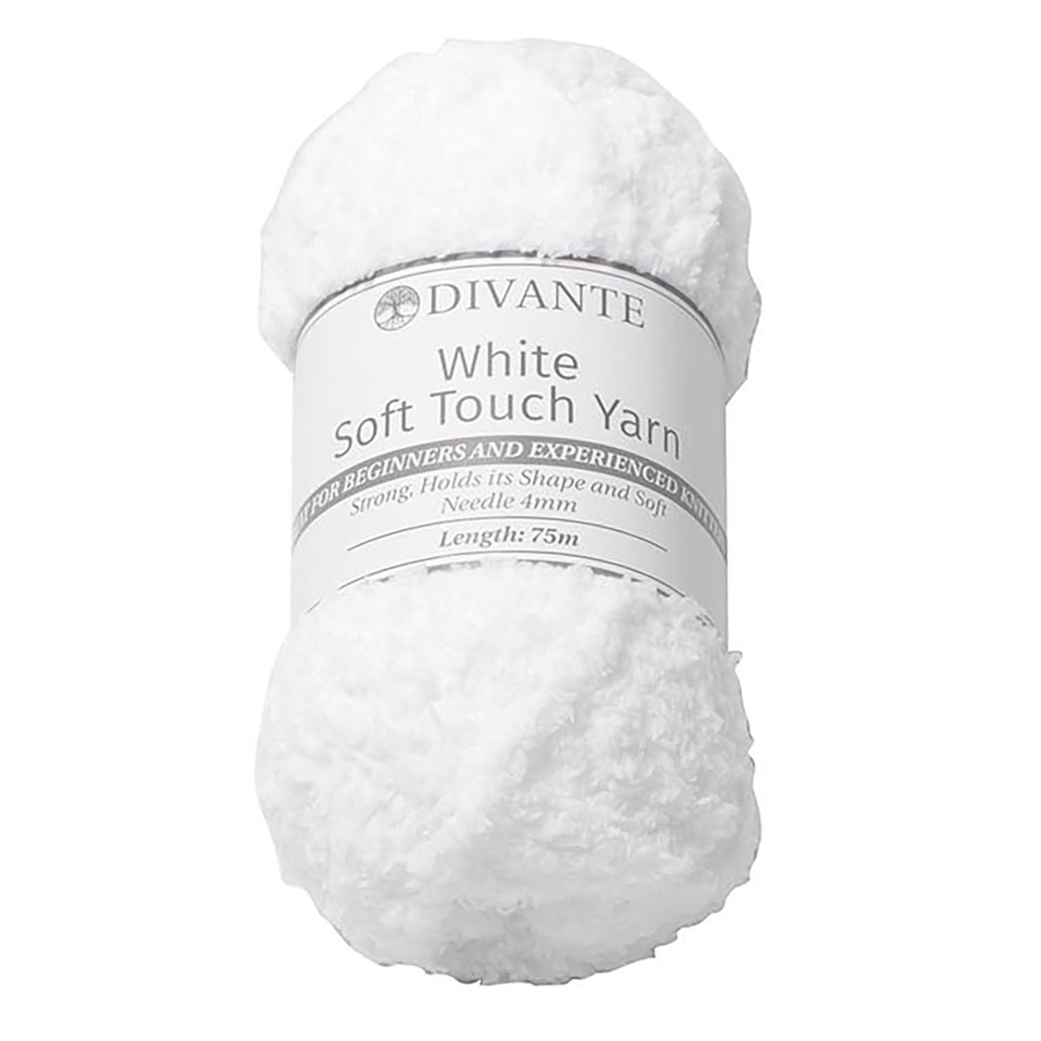 Divante White Soft Touch Yarn 50g Image
