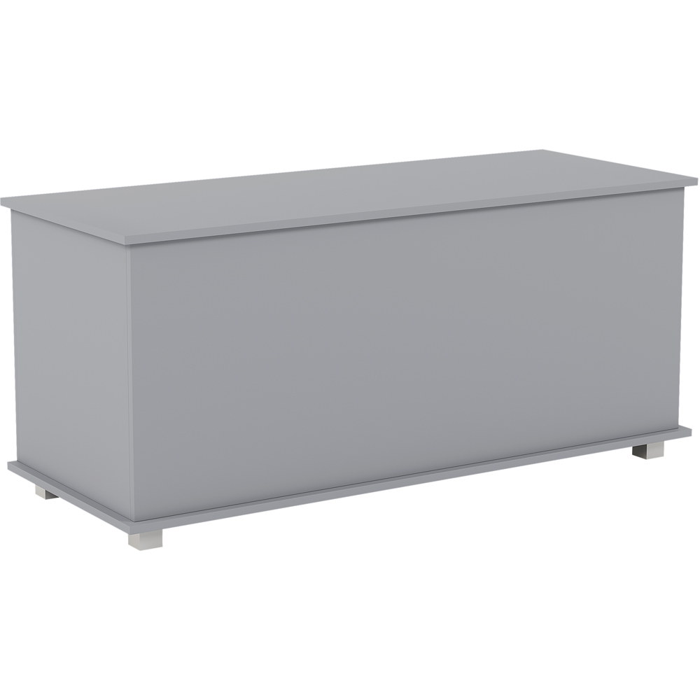 VIDA DESIGNS Leon Grey Ottoman Toy Box Image 2