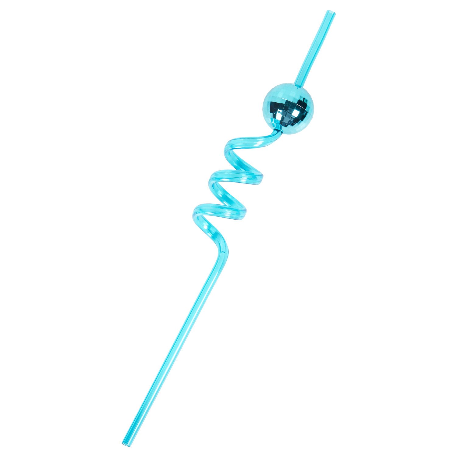 Pack of 4 MY Disco Ball Shaped Straws - Multicolour Image 4
