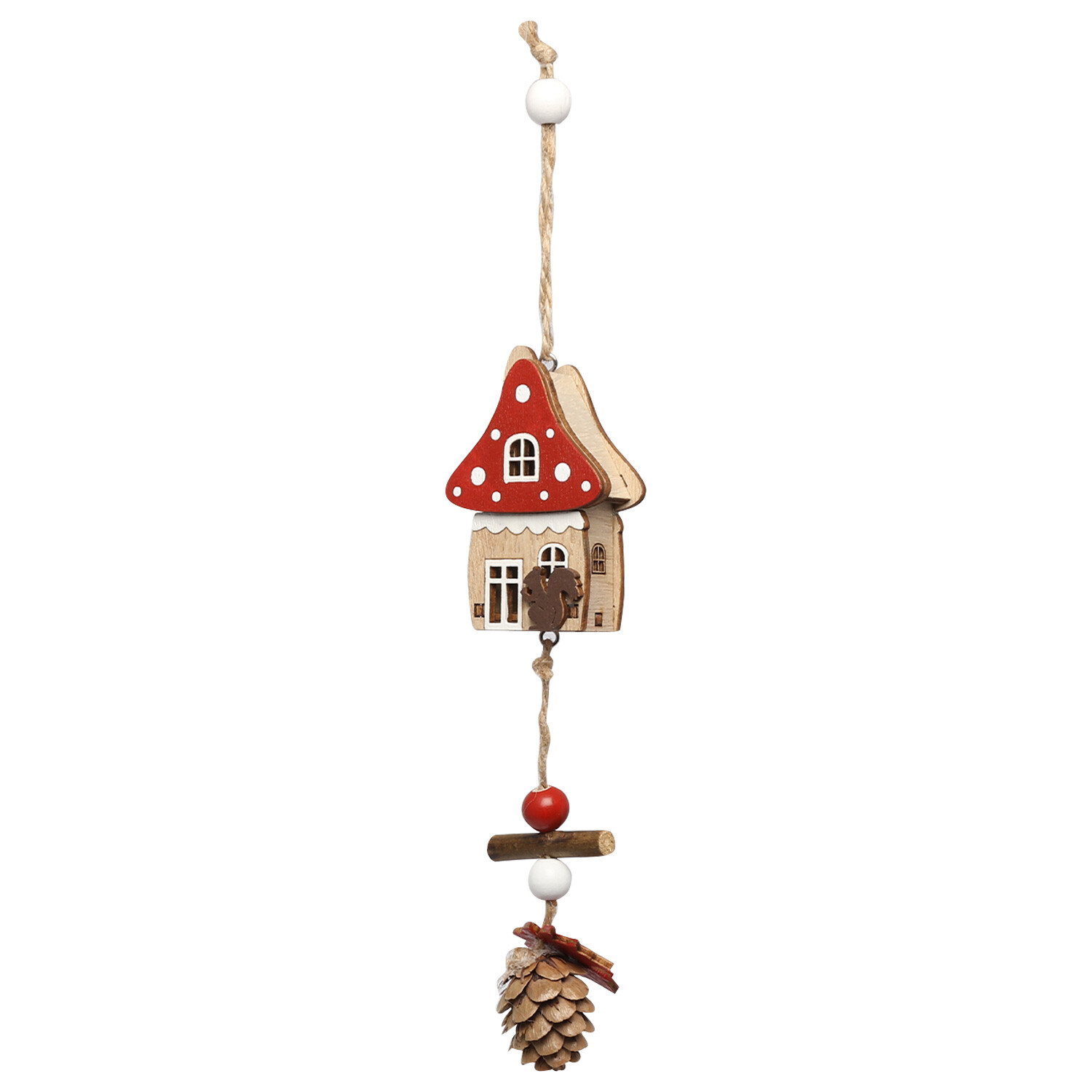 Neutral Mushroom House Bauble Image 1