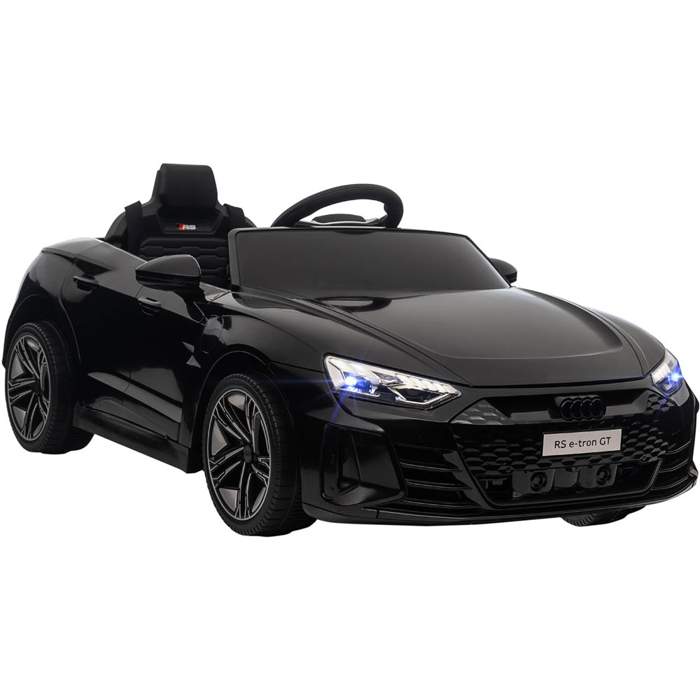 Tommy Toys Audi RS E Tron GT Kids Ride On Electric Car Black 12V Image 1