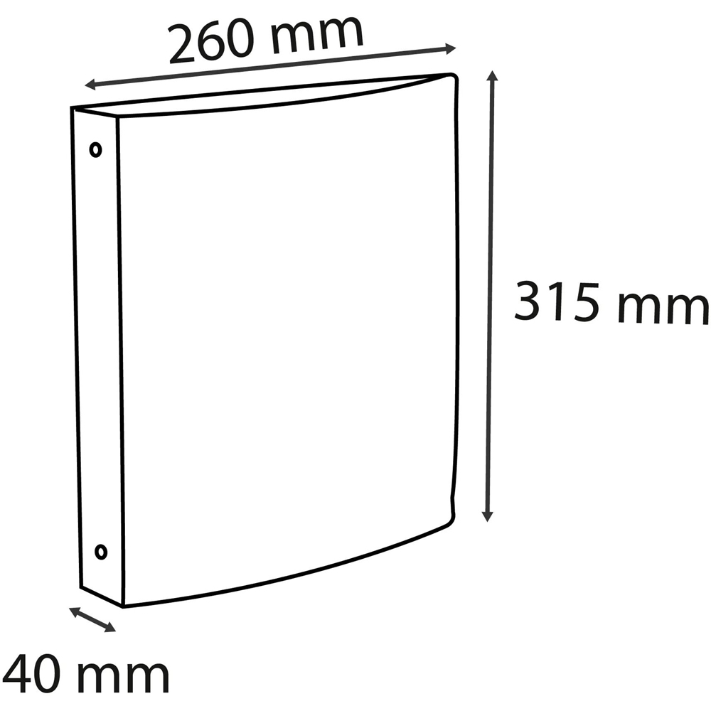 Exacompta Aquarel Pastel Green Plastic Coated Ring Binder 25mm 10 Pack Image 5