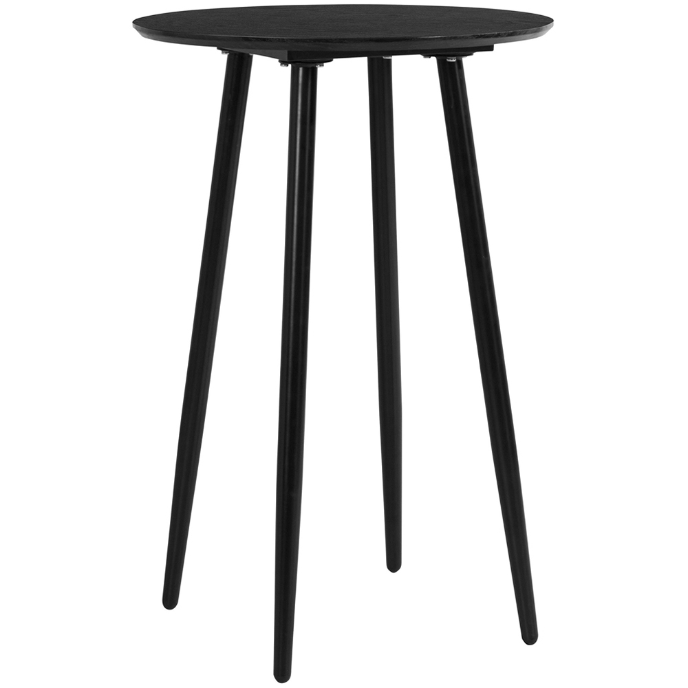 Loft24 Monza Black Round Bar Table Image 2