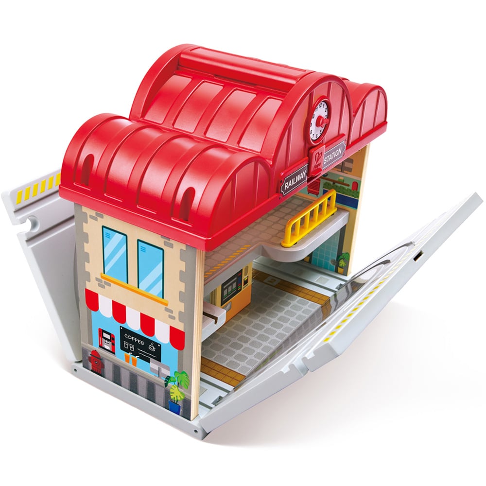 Hape Portable Train Station Set Image 6