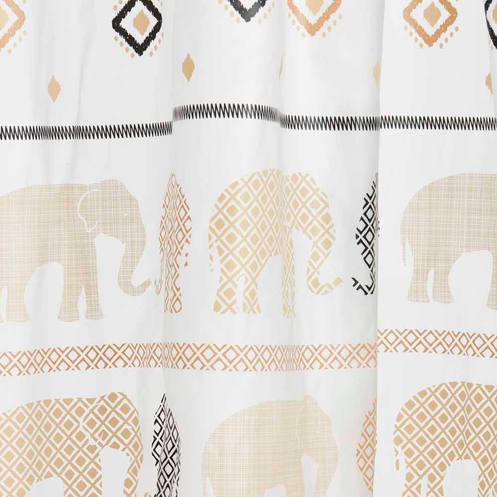 Wilko Elephant Shower Curtain Image 2