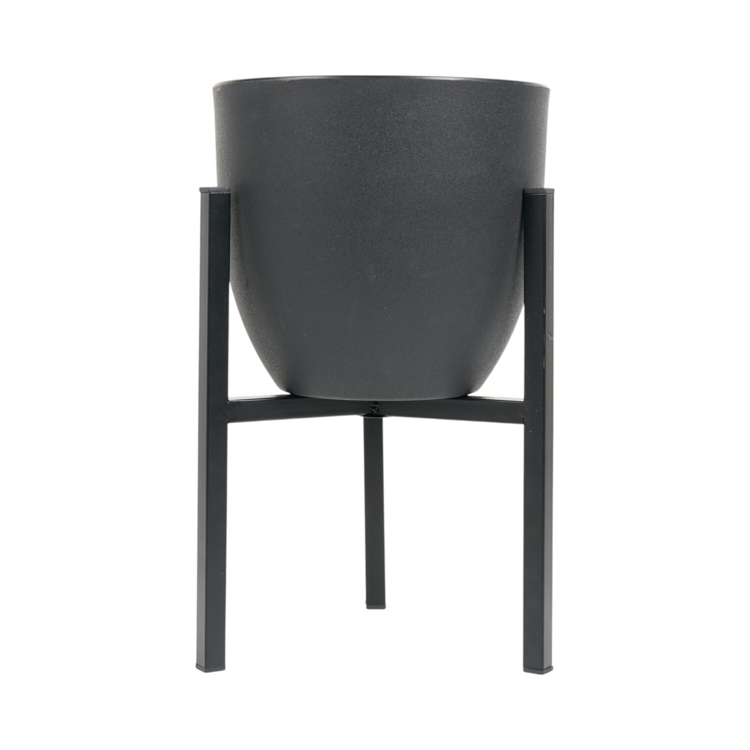 Planter on Stand Black Image 1