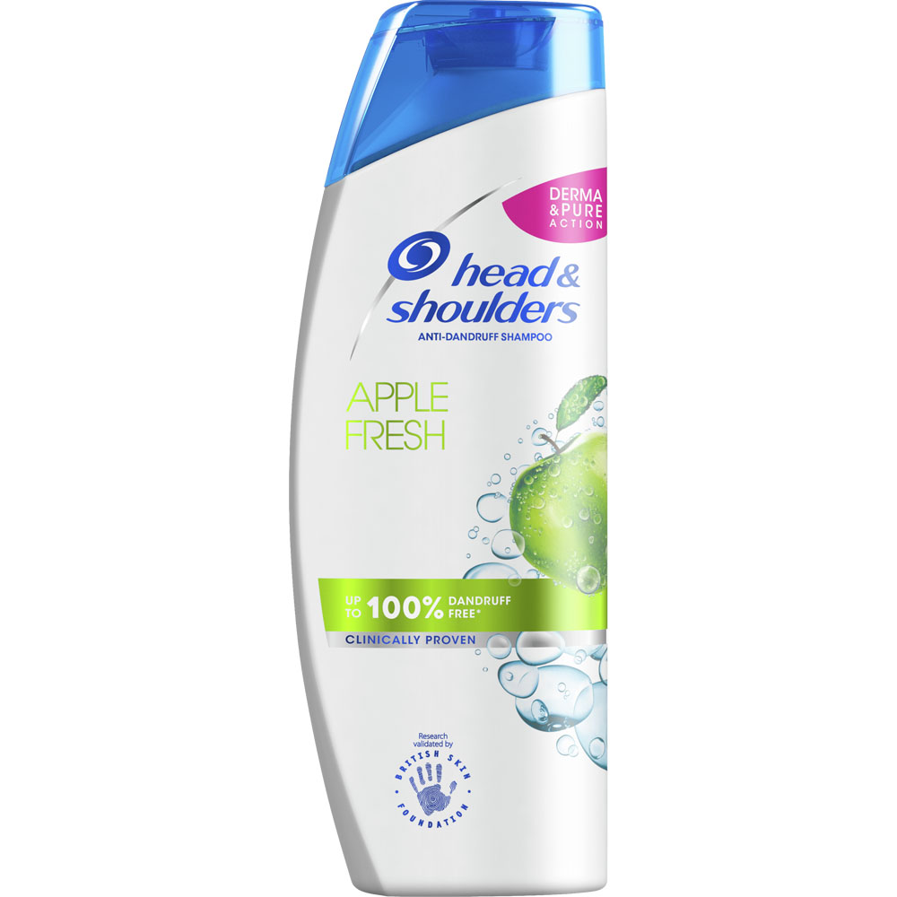 Head & Shoulders Apple Fresh Anti Dandruff Shampoo Case of 6 x 400ml Image 2