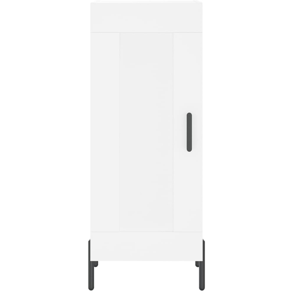 vidaXL Single Door White Sideboard Image 5