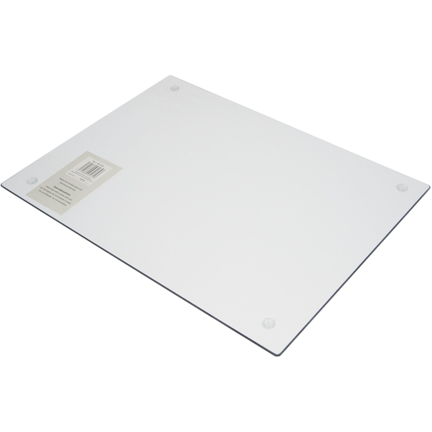 Black Glass Worktop Saver - Black Image 4