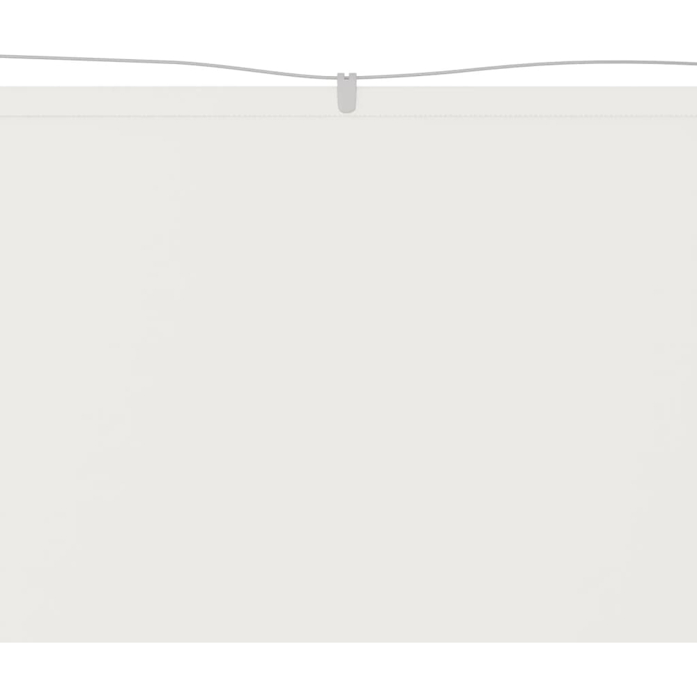 vidaXL White Oxford Fabric Vertical Awning 1.4 x 2.7cm Image 2
