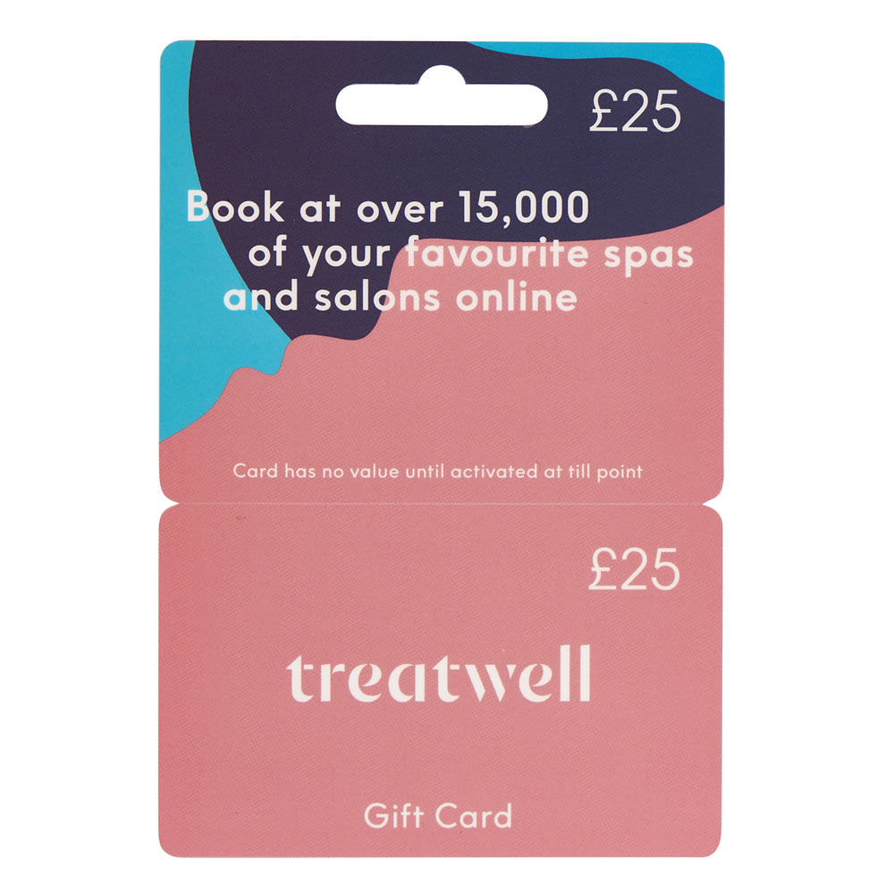 Treatwell 25 Gift Card Wilko