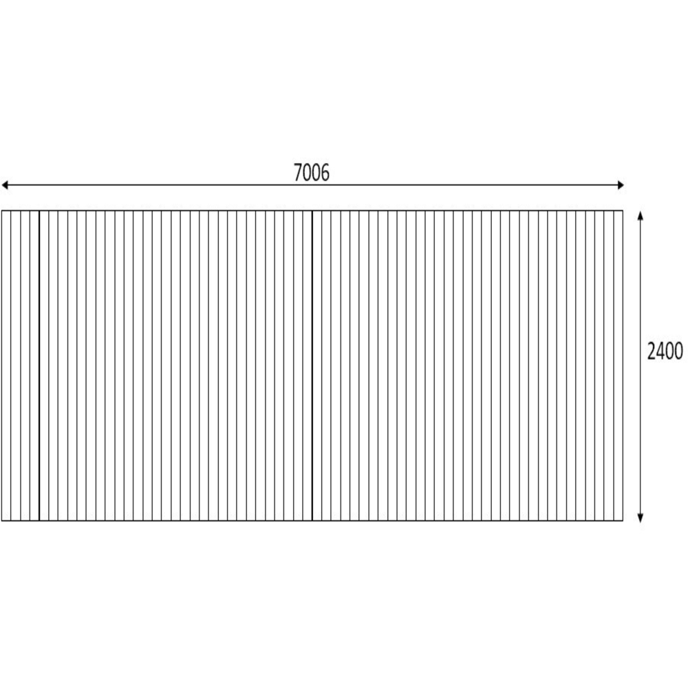 Swift Foundations Swift Deck Complete Garden Decking Kit 2.4 x 7.0m Image 4