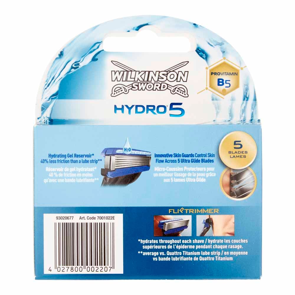 Wilkinson Sword Hydro 5 Razor Blades 4 pack Wilko