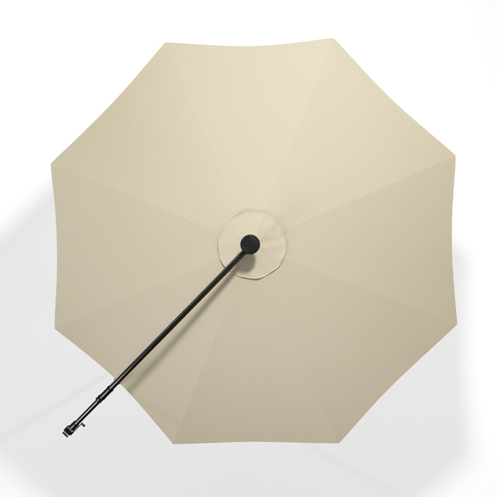 Living and Home Beige LED Cantilever Parasol 3m Image 5