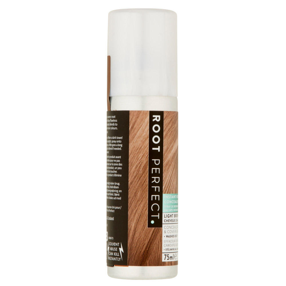 Root Perfect Light Brown Regrowth Concealer Spray 75ml Image 3