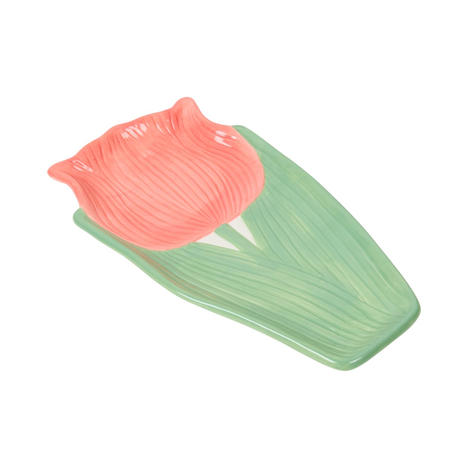 Tulip or Carrot Shape Large Plate Image 5