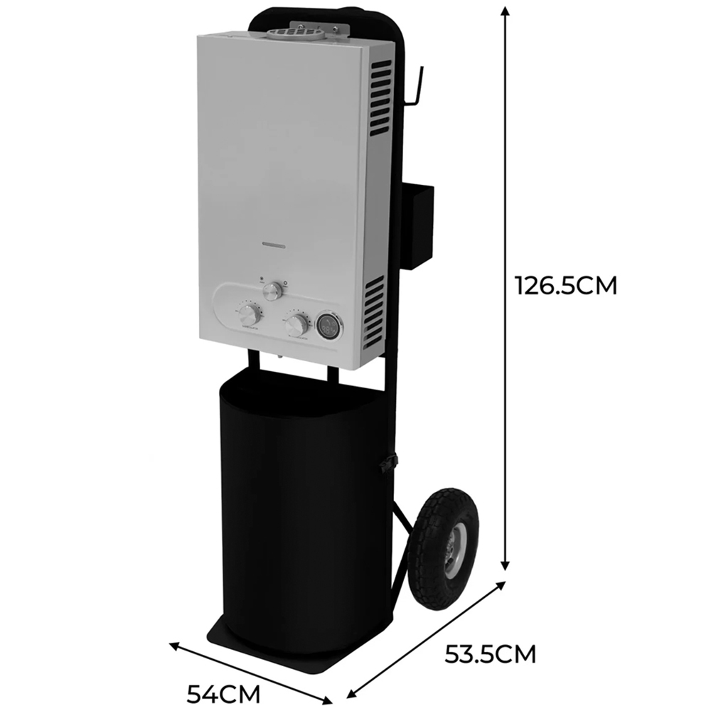 Monstershop Deluxe Black Portable Horse Shower Image 5