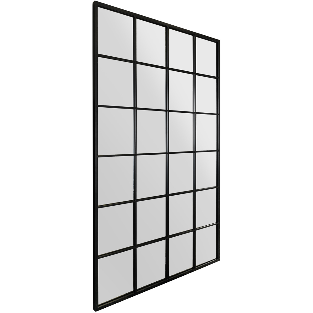 The Fenestra Black Window Leaner Wall Mirror 174 x 110cm Image 3