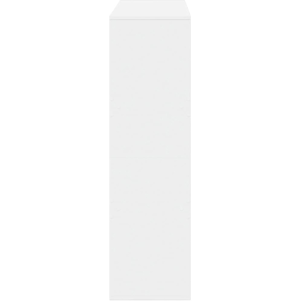 vidaXL 5 Shelf White Bookcase Image 5